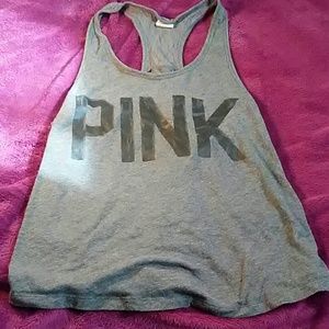 Pink by Victoria secret laced back tank top